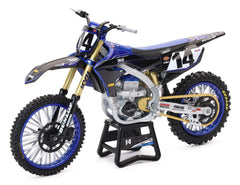 NewRay Yamaha YZ450F Championship Edition side view diecast for display.