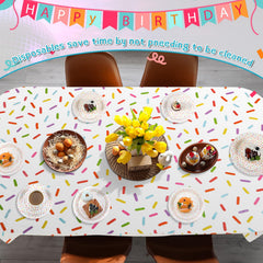 Newtay tableware set arranged elegantly for a party setup.