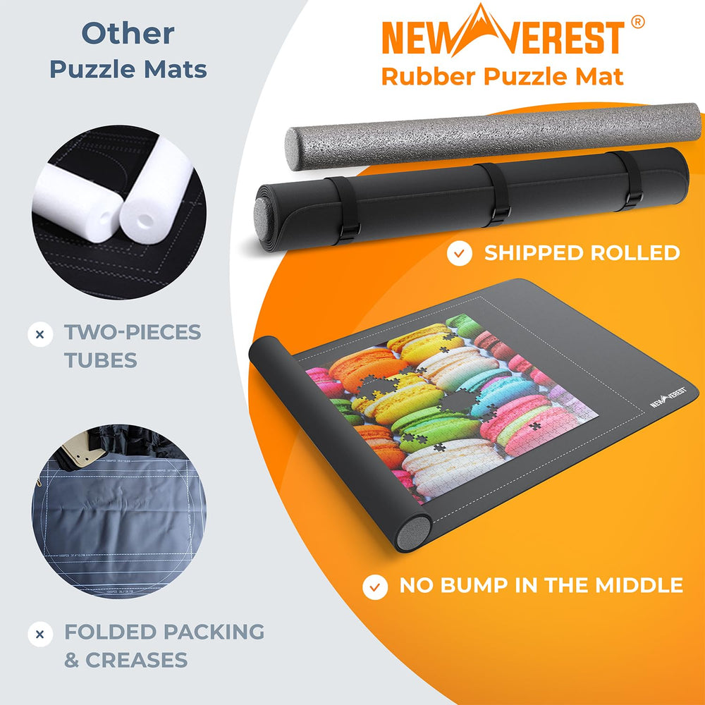 Newverest drawstring storage bag offers compact, portable puzzle storage.