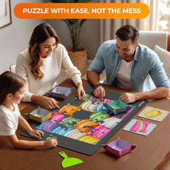 Newverest puzzle set e-book with tips to optimize sorting efficiency.