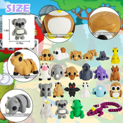 Next Stop M monkey figurine movable joints for imaginative play and desk decor
