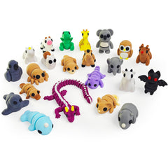 Next Stop M animal figurines octopus with articulated joints for desk play and focus
