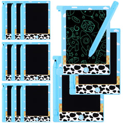 Nezyo 12-pack LCD writing tablets for kids with compact 4.6-inch drawing surfaces.