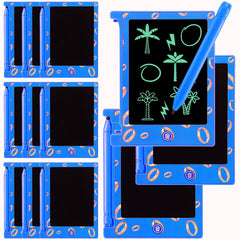 Nezyo LCD tablet with blue and gold rings, perfect for party favors and creative play.