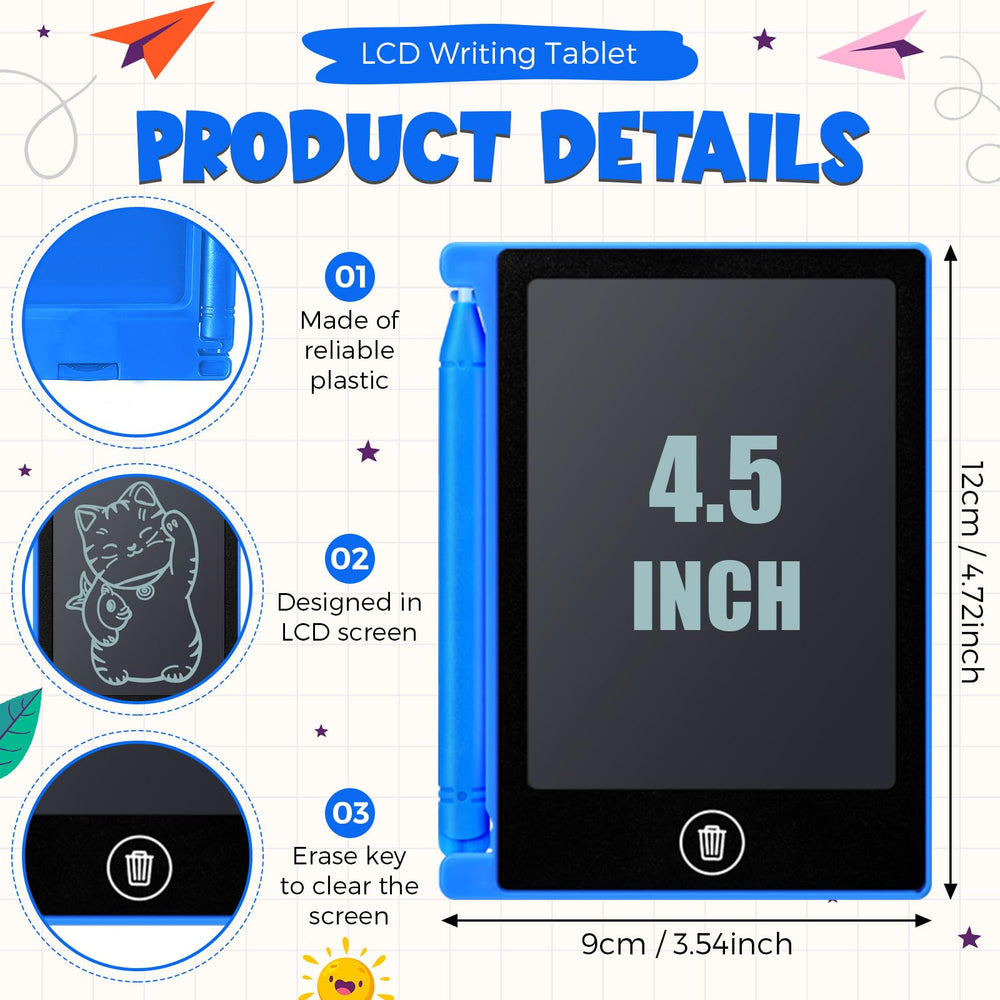 Nezyo 16-piece blue doodle tablets bulk set shown for classrooms