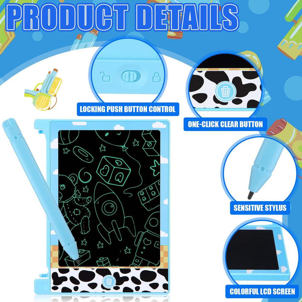 Nezyo kids drawing board with stylus and varied stroke control for creativity.