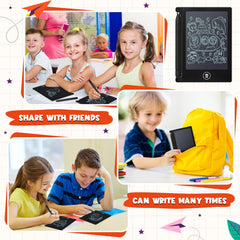 Young student drawing on a Nezyo tablet while holding it.