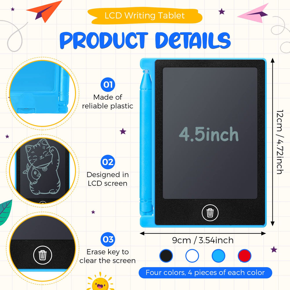 Nezyo mini LCD tablet with colorful doodle board for learning