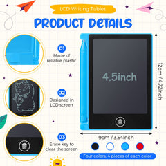 Nezyo mini LCD tablet with colorful doodle board for learning