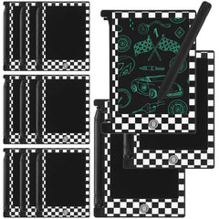 Nezyo race car writing tablet 12-pack for party favors; easy erase for endless creativity