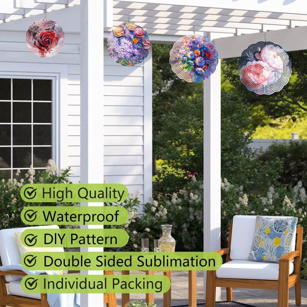 Ngdiluxury aluminum wind spinner blank with durable weather resistance