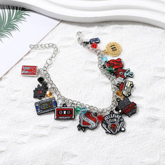 Niarezom Stranger TV Bracelets engraved texture adds depth and character.
