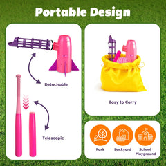 NIBBaNACAL easy setup backyard toy for portable playtime.