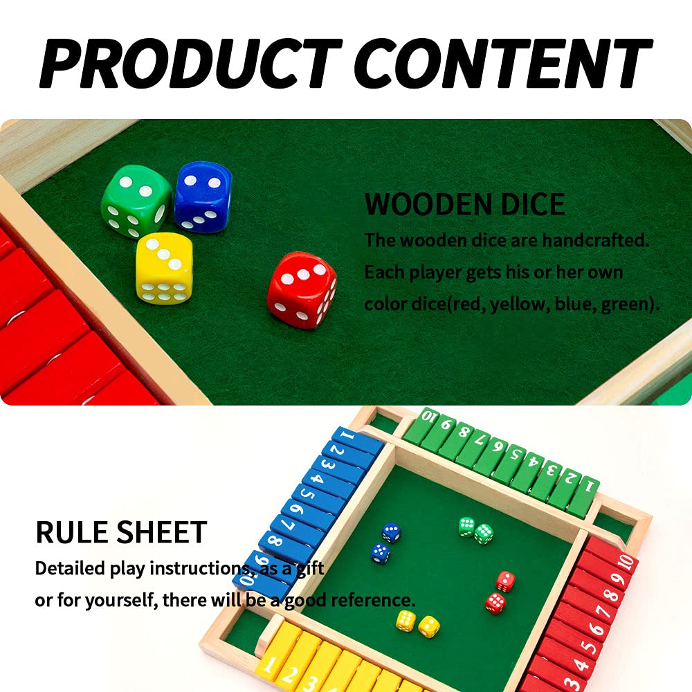 Nicecho Shut The Box compact design fits pockets and bags for travel-friendly play