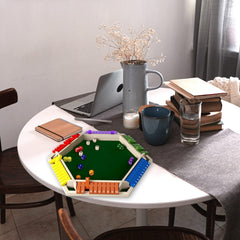 Nicecho Shut The Box durable wooden construction supports long-lasting play.