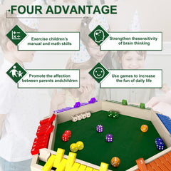 Nicecho Shut The Box in a warm family scene for home and classroom fun.