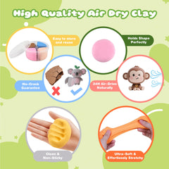 Nicella clay texture close-up highlights smooth, non-sticky modeling.