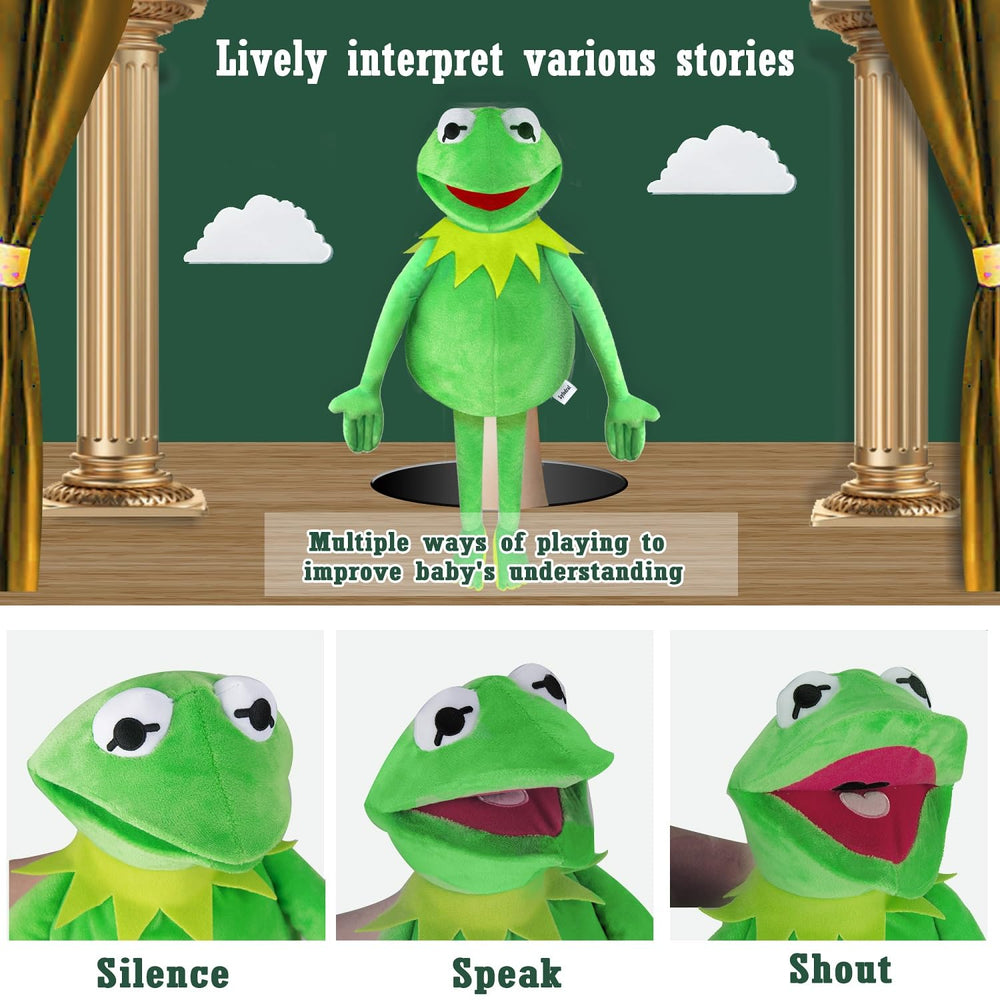 NICERINC Kermit Frog Puppet detailed Muppet design capturing iconic charm.