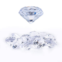 Niceup clear acrylic diamonds for kids, easy-grip size for play and crafts.