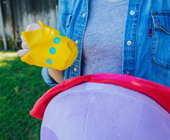Nickelodeon SpongeBob King Jellyfish plush reinforced stitching for durable play