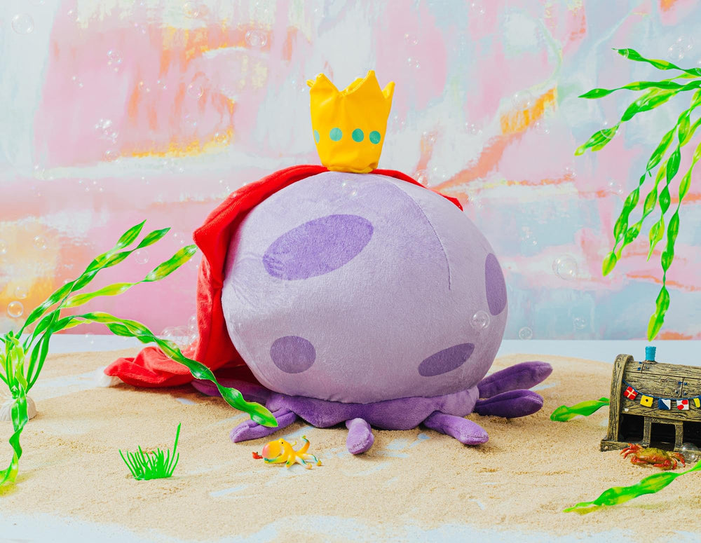 Nickelodeon SpongeBob King Jellyfish plush tentacles spread for dynamic display