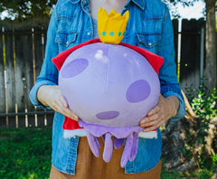 Nickelodeon SpongeBob King Jellyfish plush textured surface enhances snuggly feel
