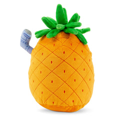 Nickelodeon SpongeBob pineapple house plush, door open, reveals SpongeBob inside for interactive fun.