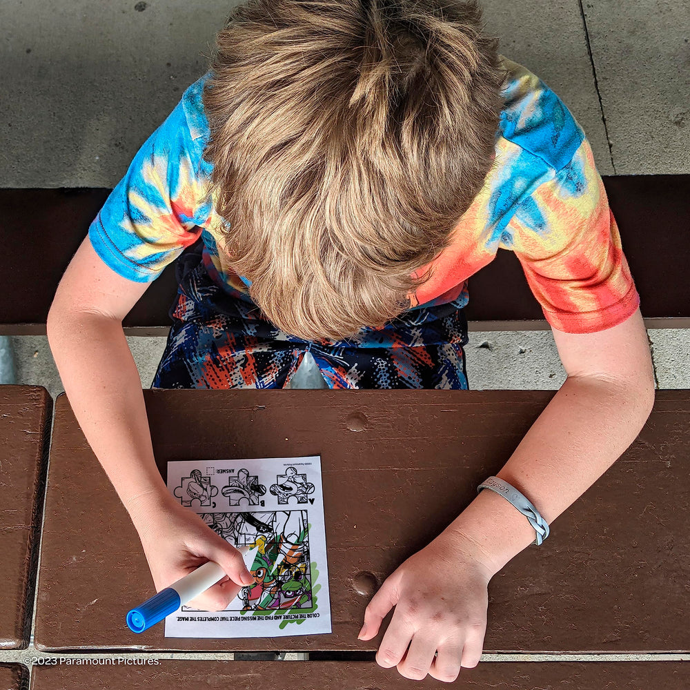 TMNT Imagine Ink characters Leonardo, Raphael, Donatello, Michelangelo invite imaginative play.