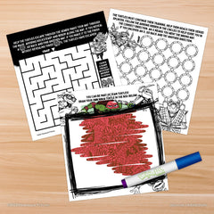Nickelodeon TMNT Imagine Ink travel-sized pad ideal for car trips and on-the-go coloring.