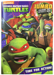 Nickelodeon TMNT interior pages offering coloring and activities to boost focus