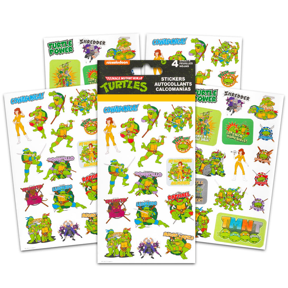 Nickelodeon TMNT bonus tattoos for party keepsakes and fun.