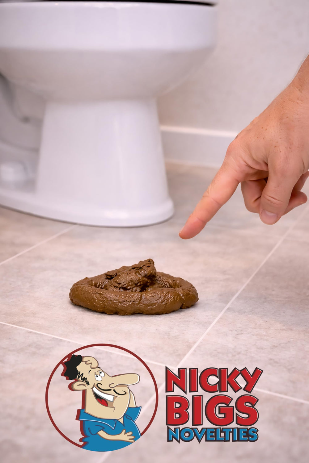 Nicky Bigs Novelties white elephant gag with fake poop