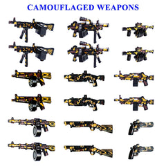 Nicolababe Weapon Pack motorcycle set enables riders and chase scenarios for minifigs
