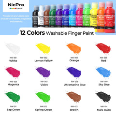 Nicpro gift-ready paint set shown in packaging for birthdays or classrooms