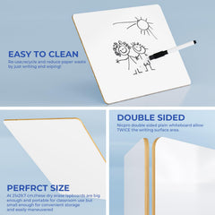 Nicpro lapboard includes three water-based pens for immediate writing.