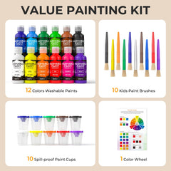 Nicpro rich-pigmented paints deliver bold colors for artworks.