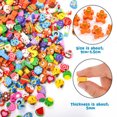 Nicunom mini erasers cake shapes add fun to homework and correction tasks