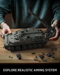 Nifeliz 2S4 mortar allows manual aiming for hands-on exploration.