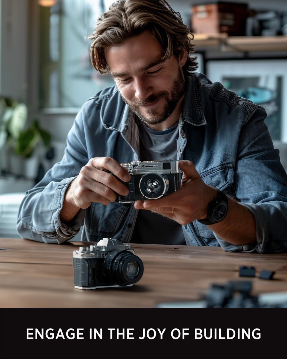 Nifeliz camera model with tilting screen offers lifelike in-hand realism.