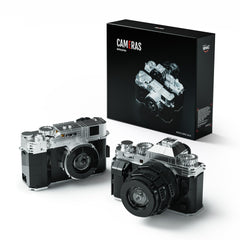 Nifeliz Cameras Building Set: two collectible camera models ready for display.