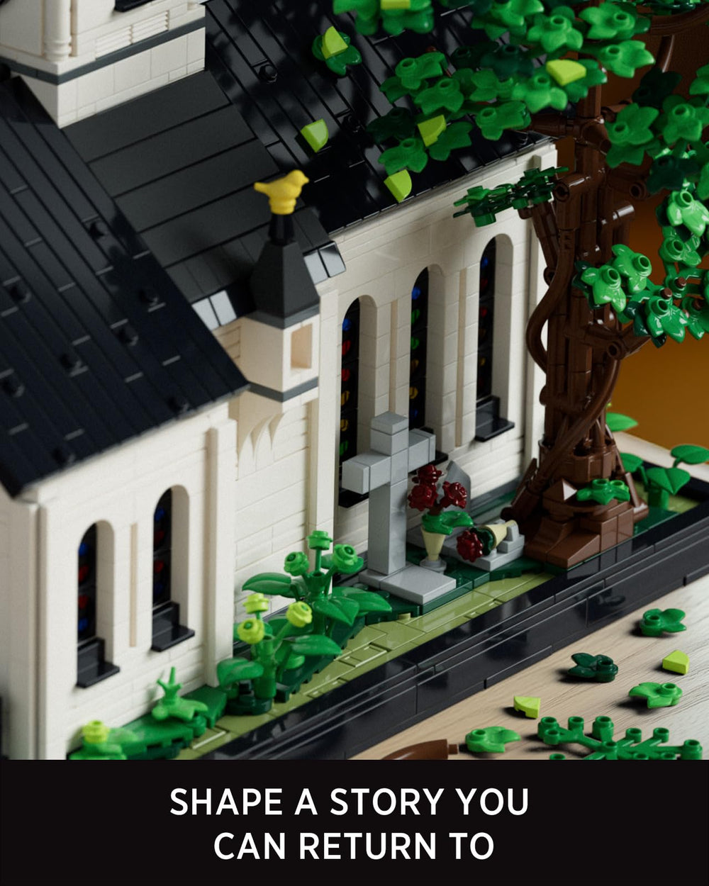 Nifeliz Church Building Set tiny Bible adds meaningful detail for collectors and dioramas.