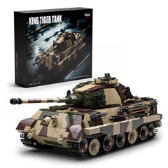 Nifeliz King Tiger tank model front view with realistic armor for desktop display.