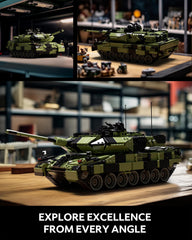 Nifeliz Leopard II A7 tank turret rotation demonstrates dynamic posing options