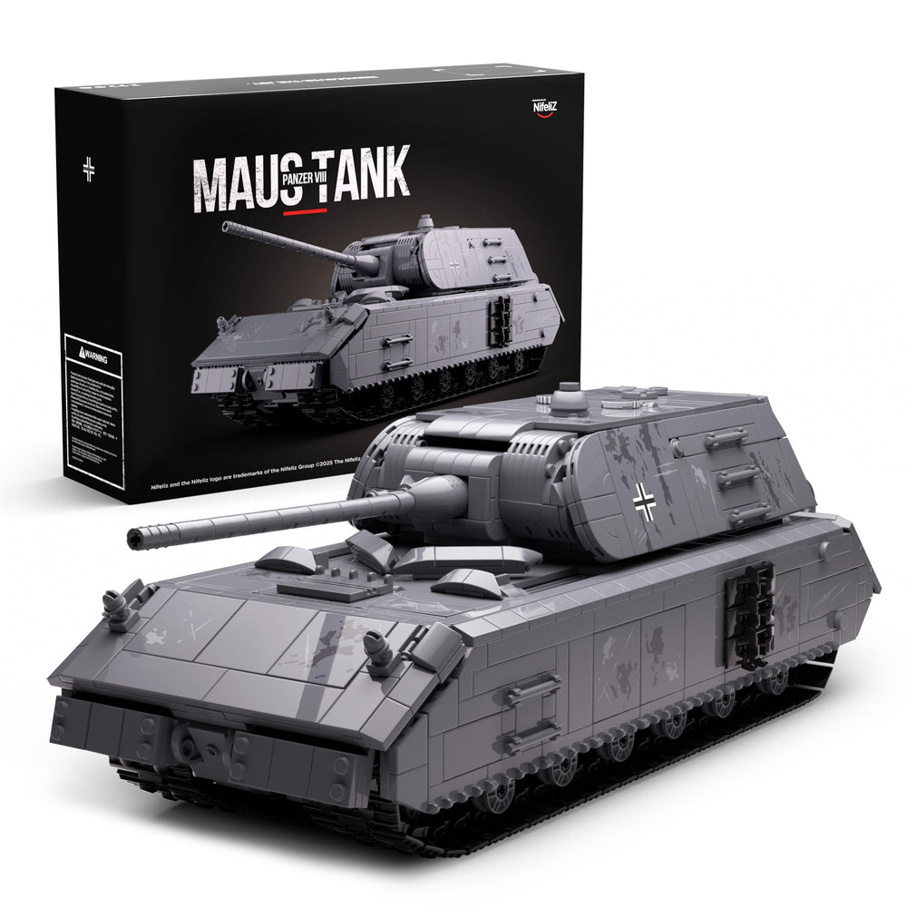 Nifeliz Maus Tank build parts layout emphasizes precision for immersive modeling.