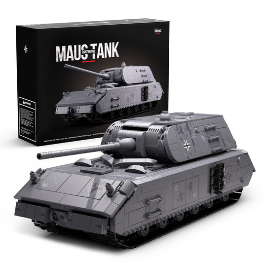 Nifeliz Maus Tank build parts layout emphasizes precision for immersive modeling.