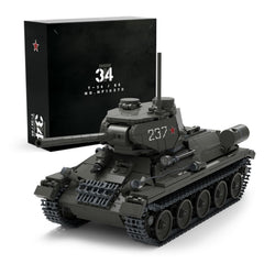 Nifeliz T34/85 Tank front view highlights detailed exterior for display.