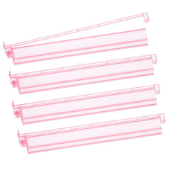 Niflirt Mahjong racks with pushers in clear acrylic organize tiles during game night