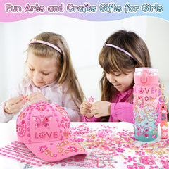 Nigifter pink baseball cap adjustable for growing kids and all-day wear