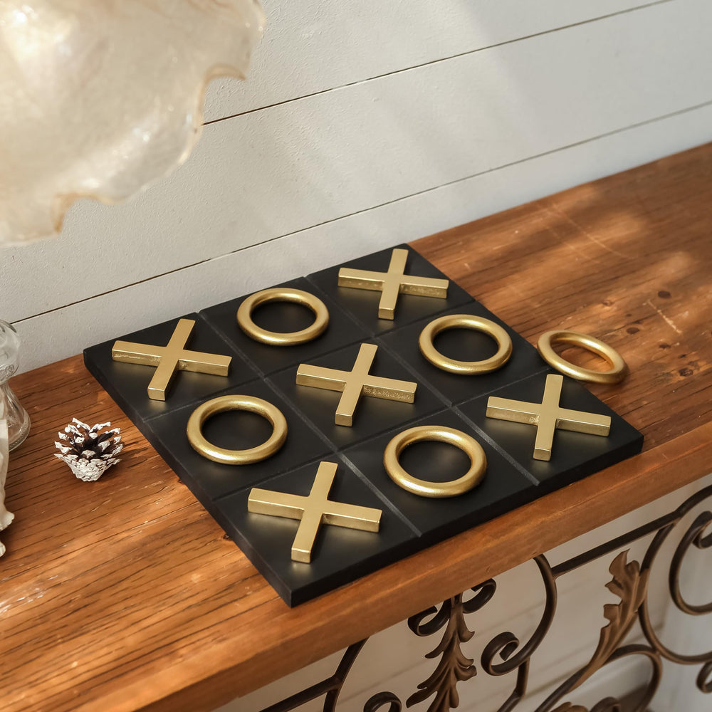 NIKKY HOME large 12-inch board on coffee table, a focal point for family spaces.