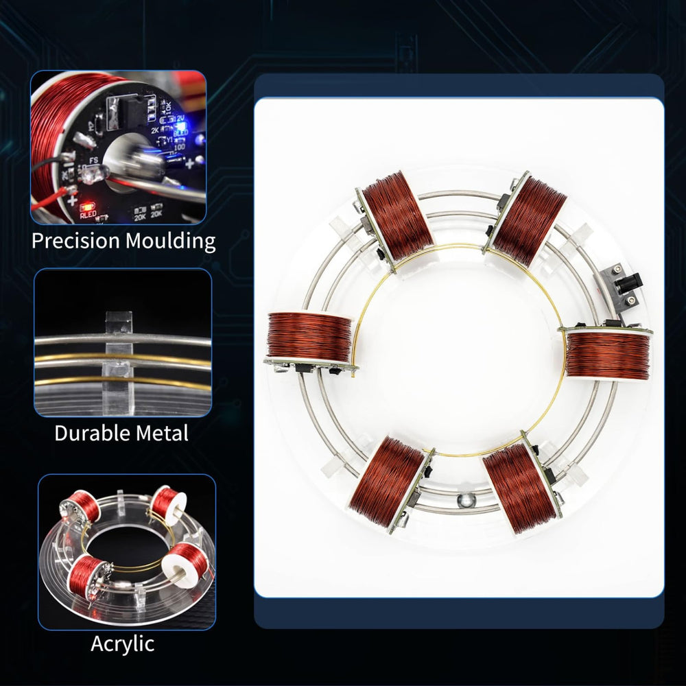 NIKOLATOY NikolaToy coil accelerator education demonstration emphasizes acceleration concepts.